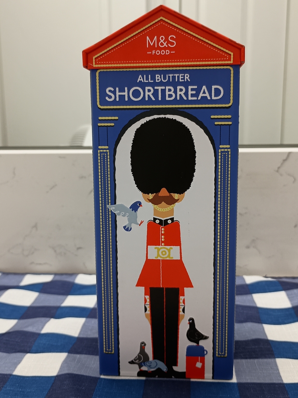 M&S Food All Butter Shortbread Tin ONLY * Collector's Tin * The King's Guard